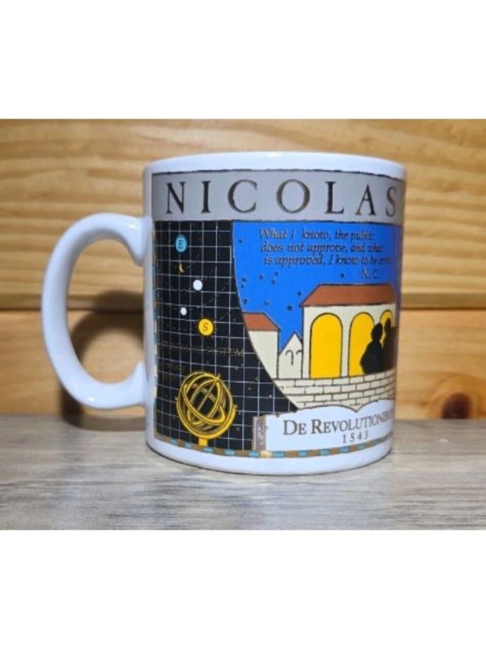 1992 Bergschrund Seattle Nicolas Copernicus Vintage Nautical Coffee Mug Tea Cup